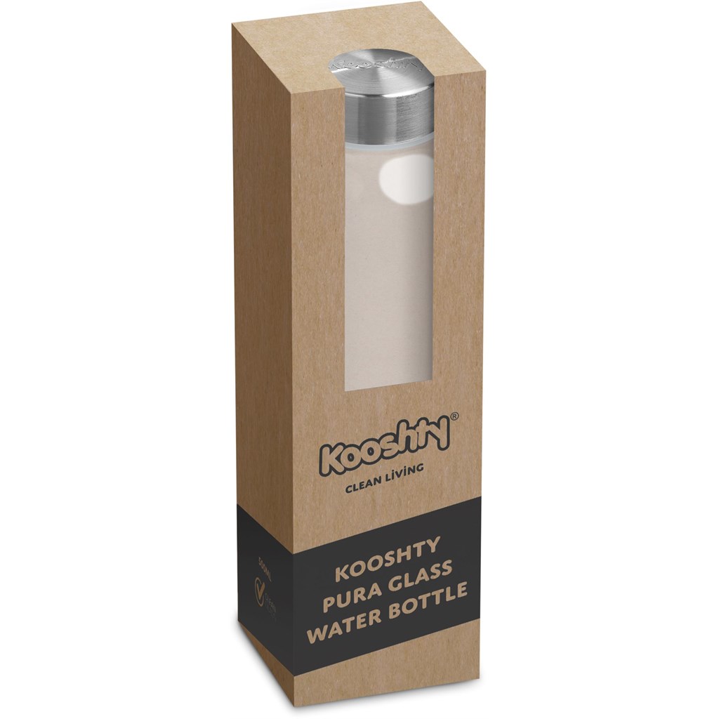 Kooshty Pura Glass Water Bottle - 500ml - Image 2