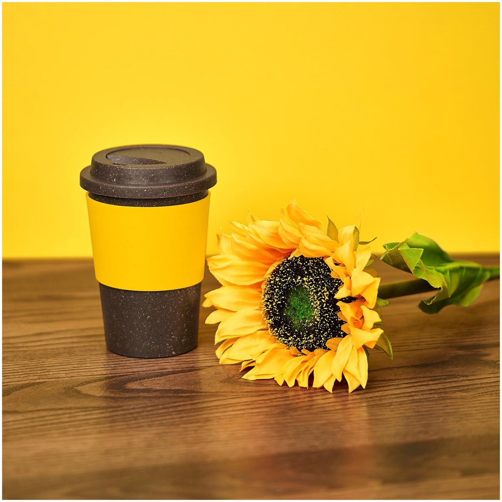 Kooshty Brown Bean Plastic Double-Wall Tumbler – 400ml - Image 2