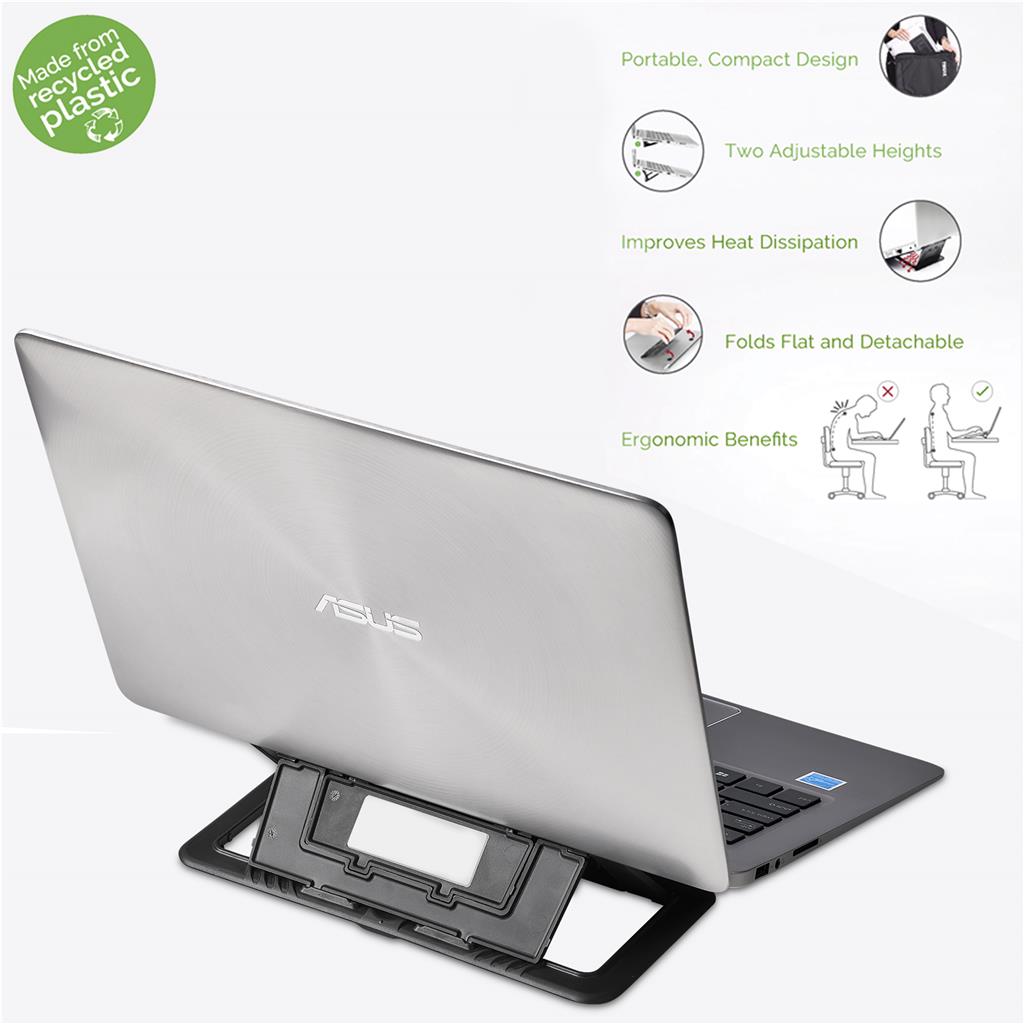 Okiyo Eezigo Recycled Plastic Portable Laptop Stand - Image 8
