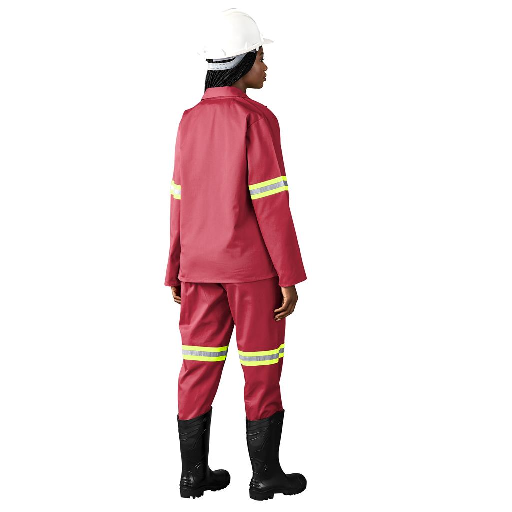 Trade Polycotton Conti Suit - Reflective Arms & Legs - Yellow Tape - Image 2