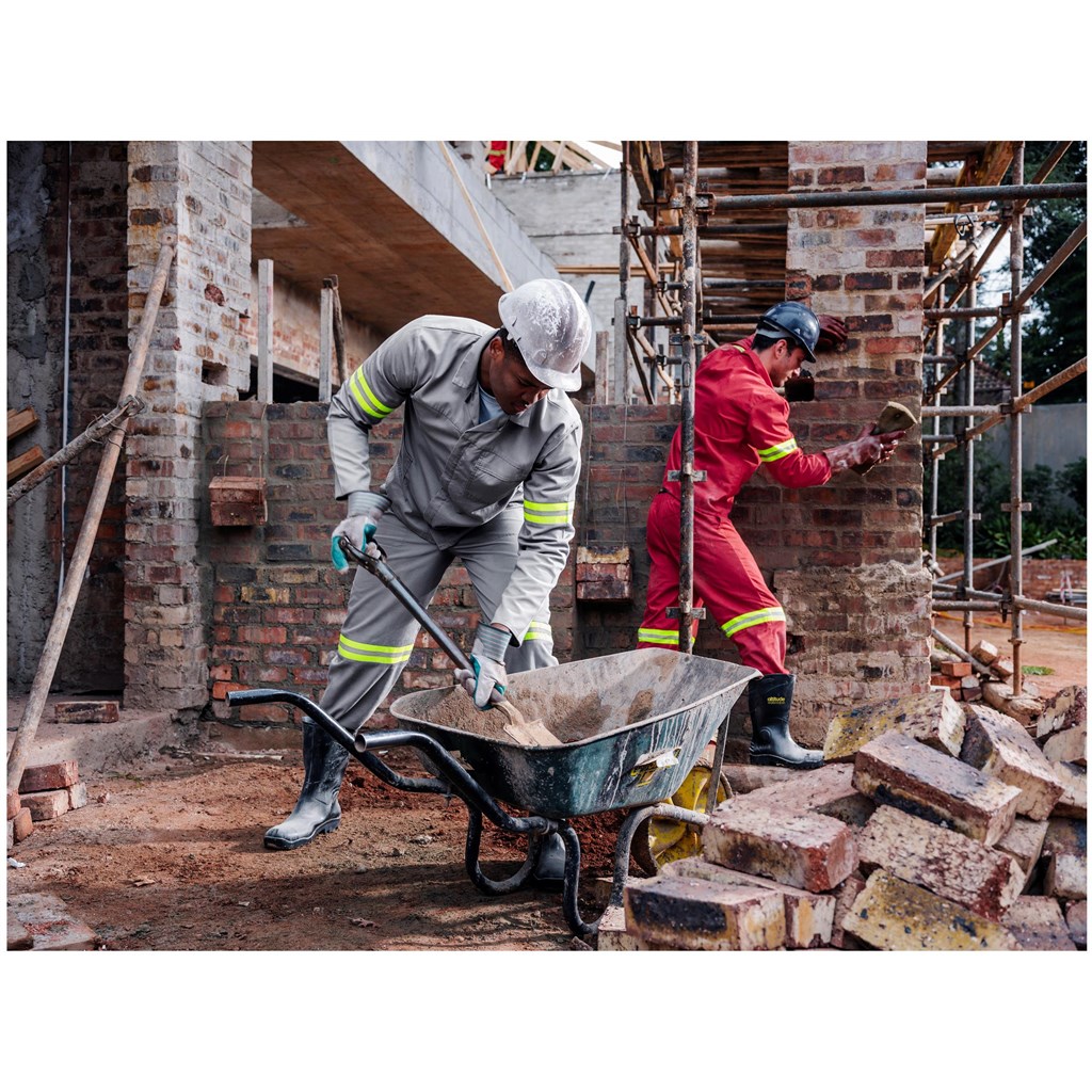 Trade Polycotton Conti Suit - Reflective Arms & Legs - Yellow Tape - Image 4