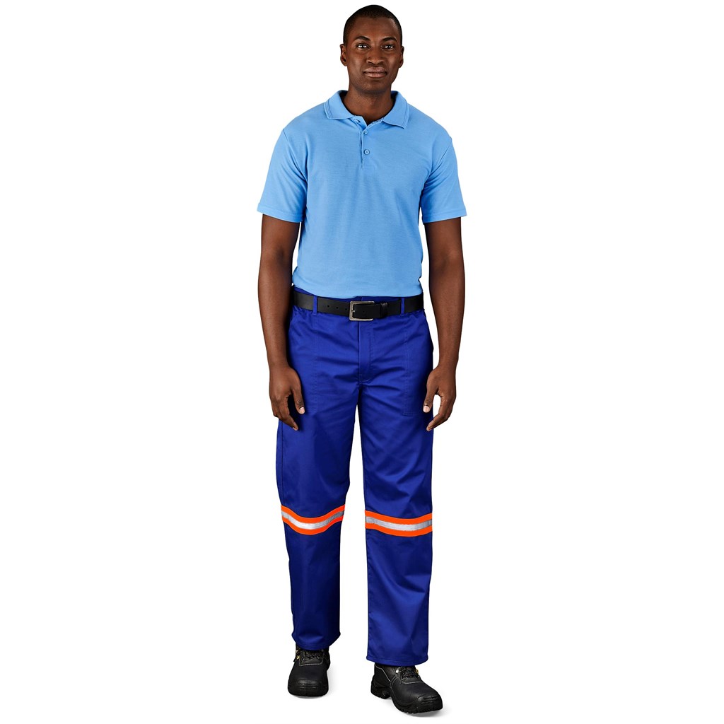 Site Premium Polycotton Pants - Reflective Legs - Orange Tape - Image 4