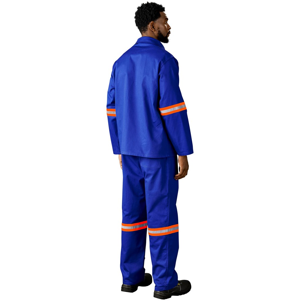 Artisan Premium 100% Cotton Jacket - Reflective Arms - Orange Tape - Image 6
