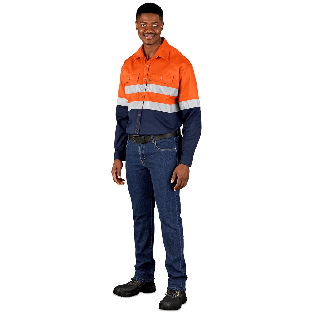 Access Vented Two-Tone Reflective Work Shirt - Image 7