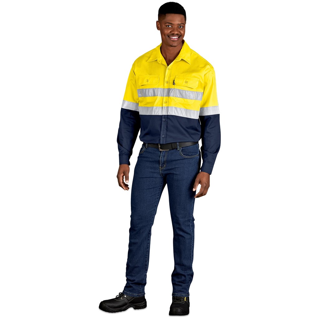 Access Vented Two-Tone Reflective Work Shirt - Image 6