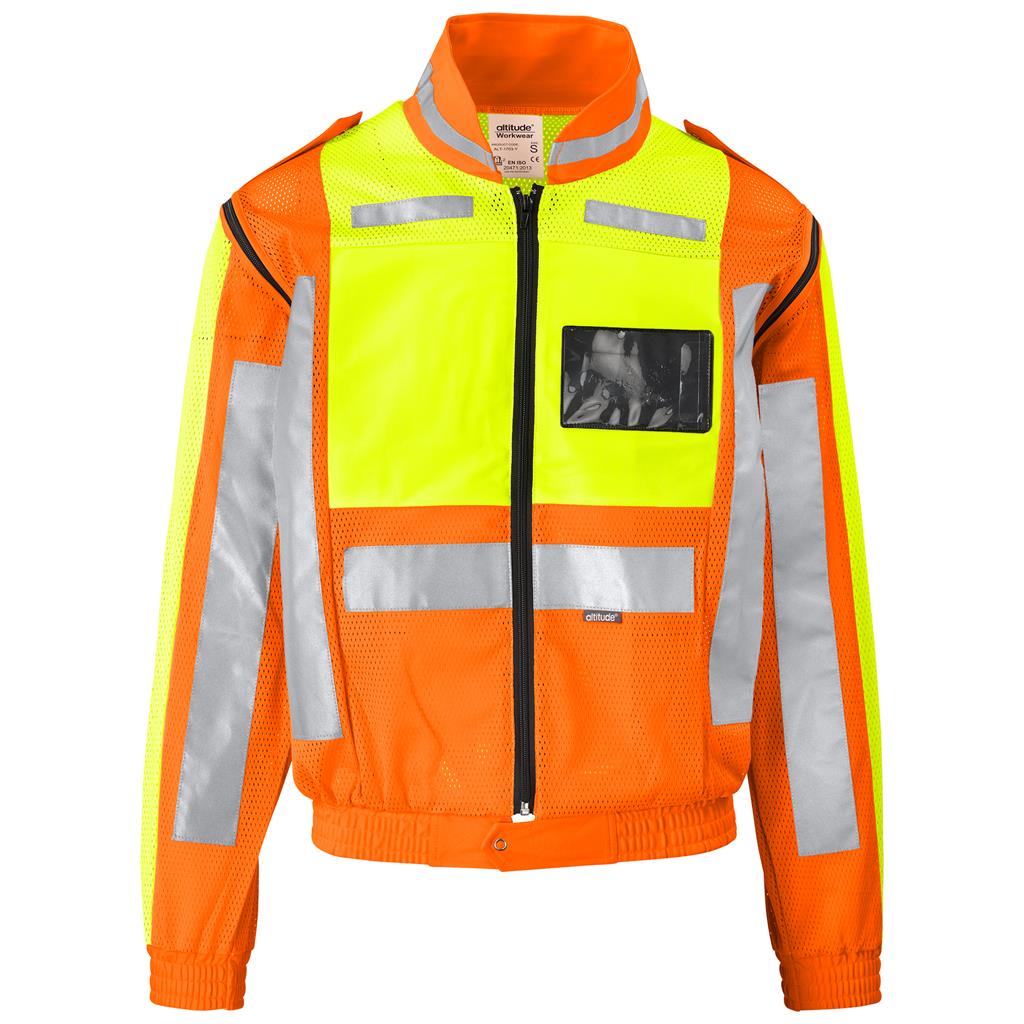 Metro Two-Tone Hi-Viz Reflective Zip-Off Jacket - Image 6