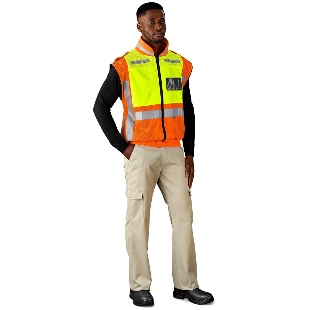 Metro Two-Tone Hi-Viz Reflective Zip-Off Jacket - Image 2