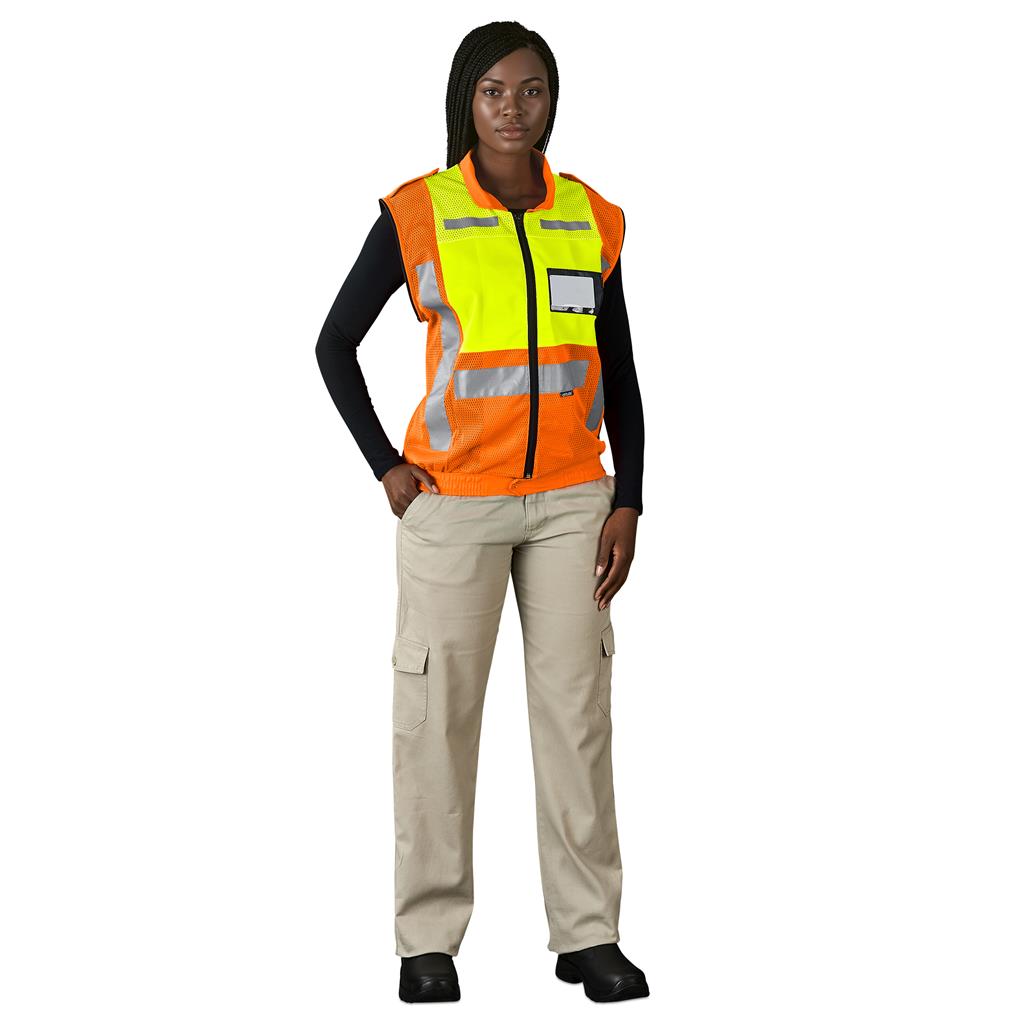 Metro Two-Tone Hi-Viz Reflective Zip-Off Jacket - Image 11