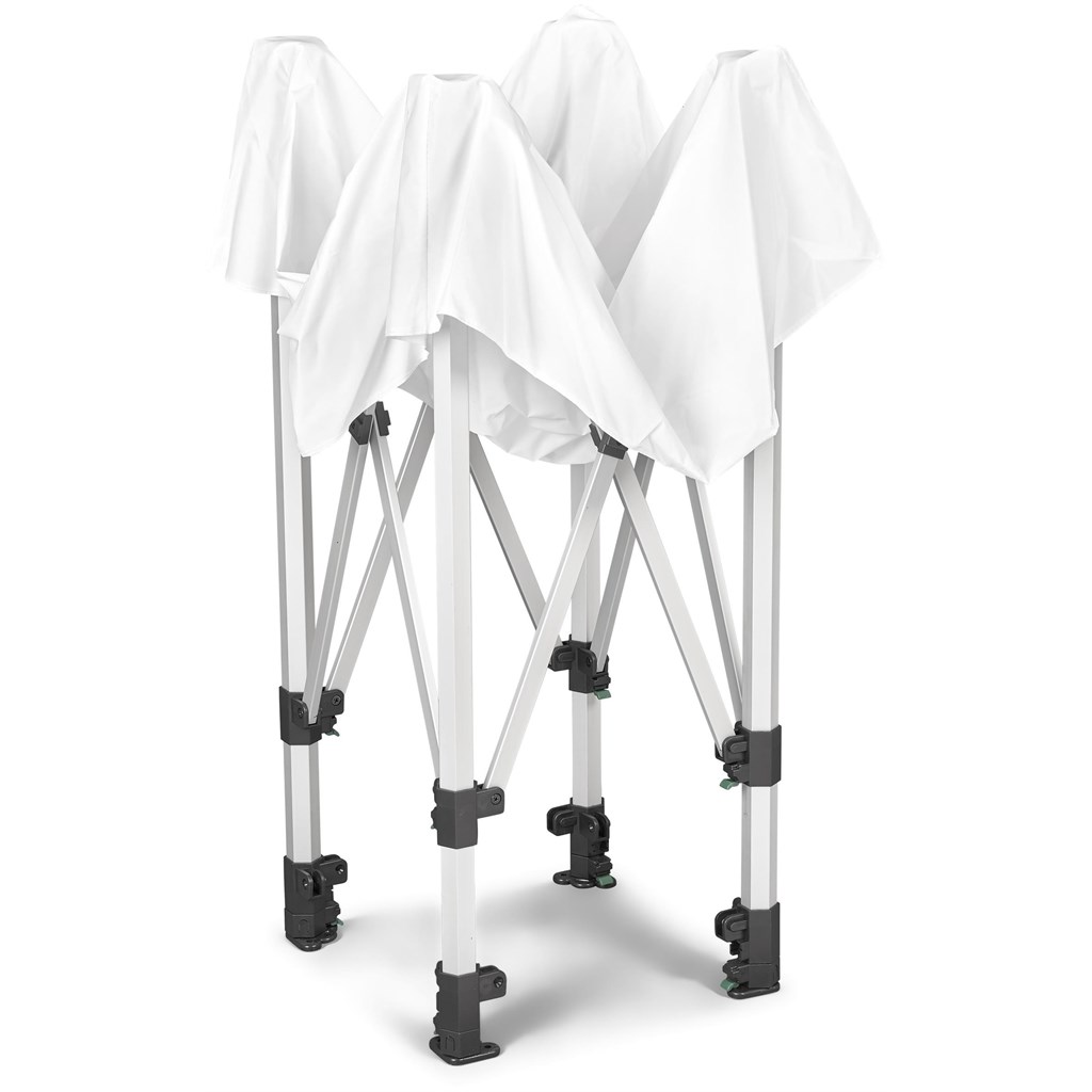Ovation Sublimated Gazebo 1m X 1m Kiosk - 3 Half-Wall Skins - Image 4