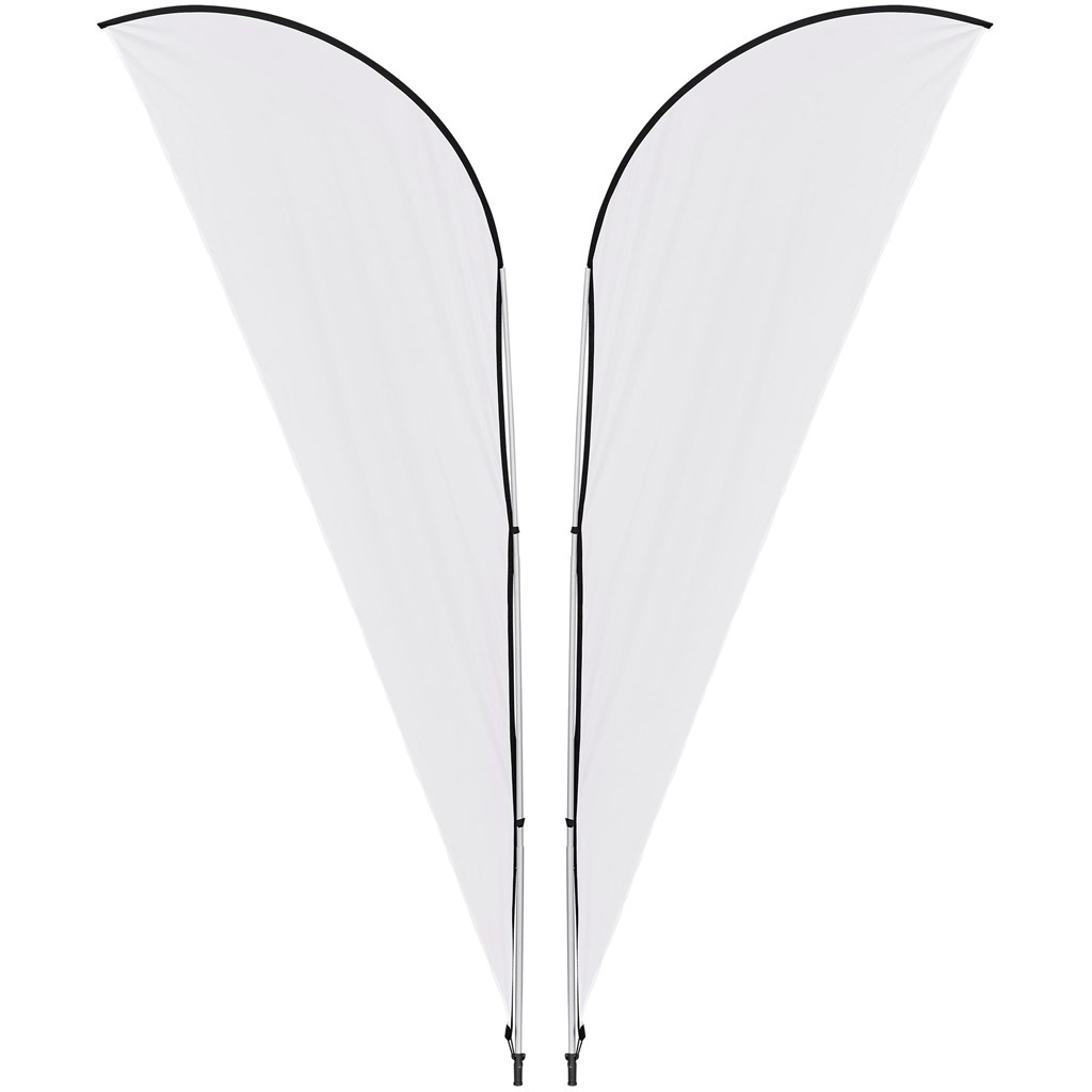 Legend 2M Sublimated Sharkfin Double-Sided Flying Banner - 1 complete unit - Image 4