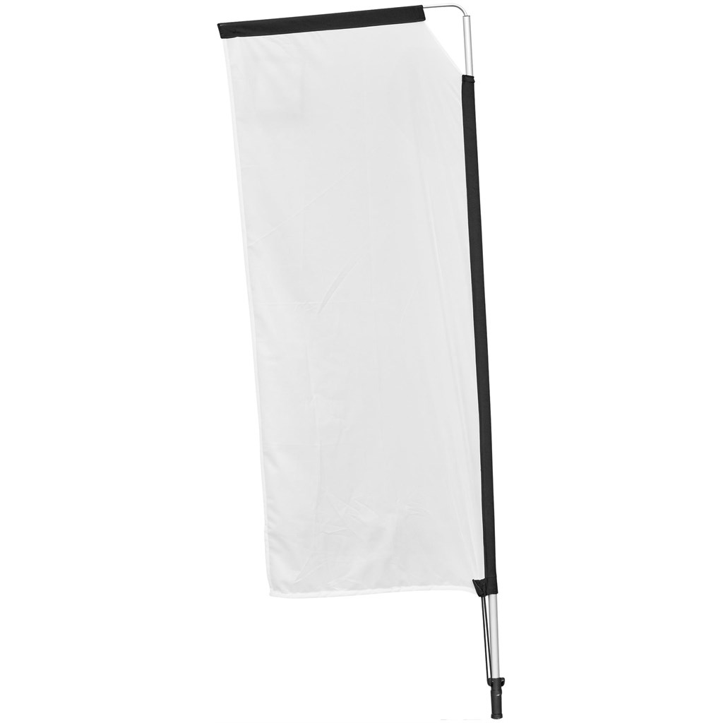 Legend 2M Sublimated Telescopic Double-Sided Flying Banner - 1 complete unit - Image 2