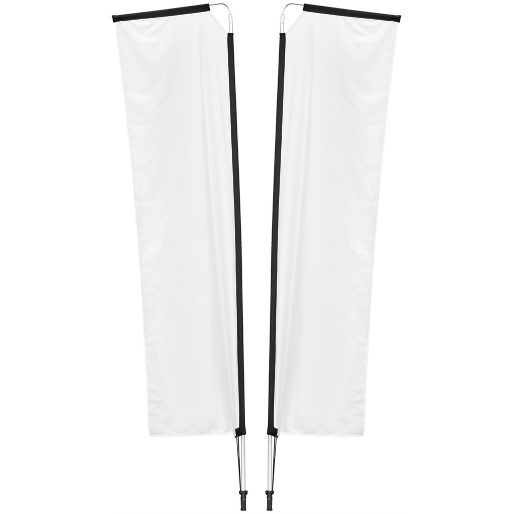 Legend 3M Sublimated Telescopic Double-Sided Flying Banner - 1 complete unit - Image 6