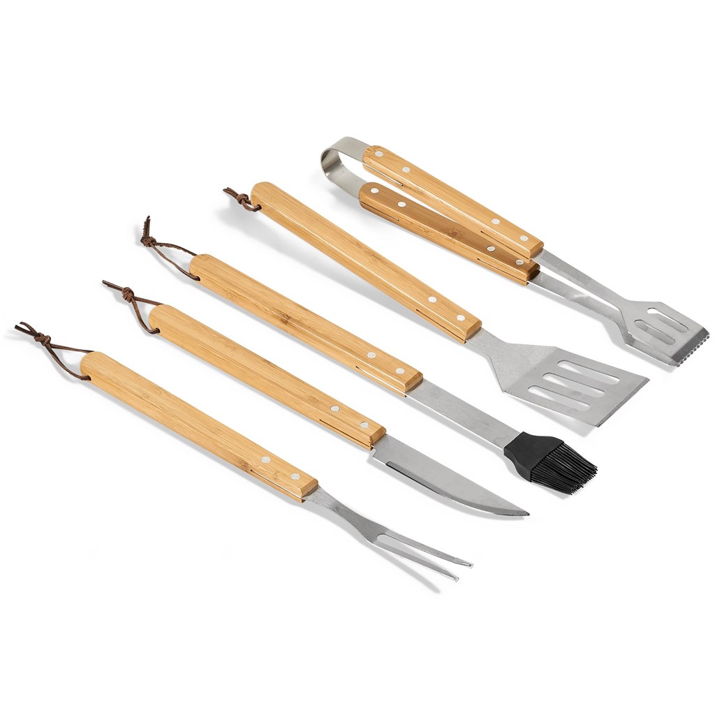 Okiyo Yakiniku Bamboo 5-Piece Braai Set - Image 7