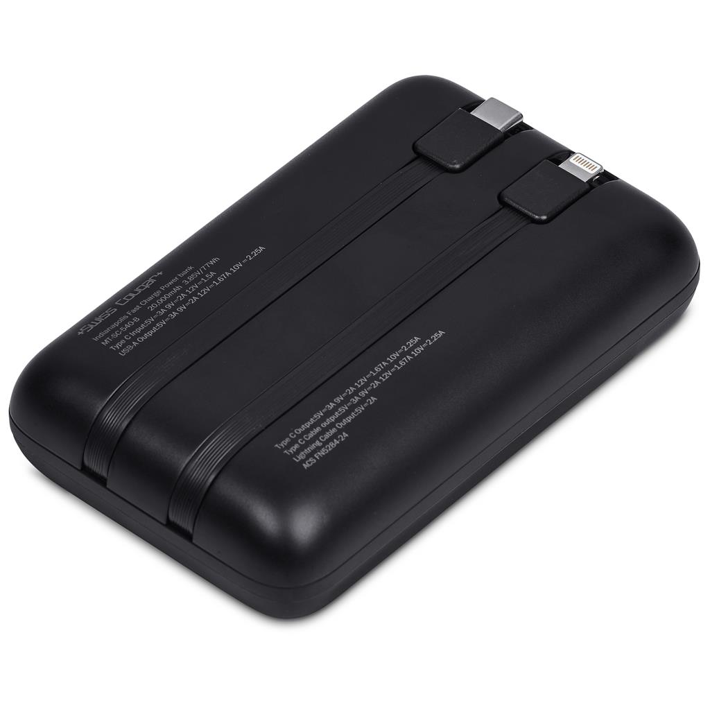 Swiss Cougar Indianapolis Fast Charge 22.5W Power Bank - 20 000mAh - Image 8