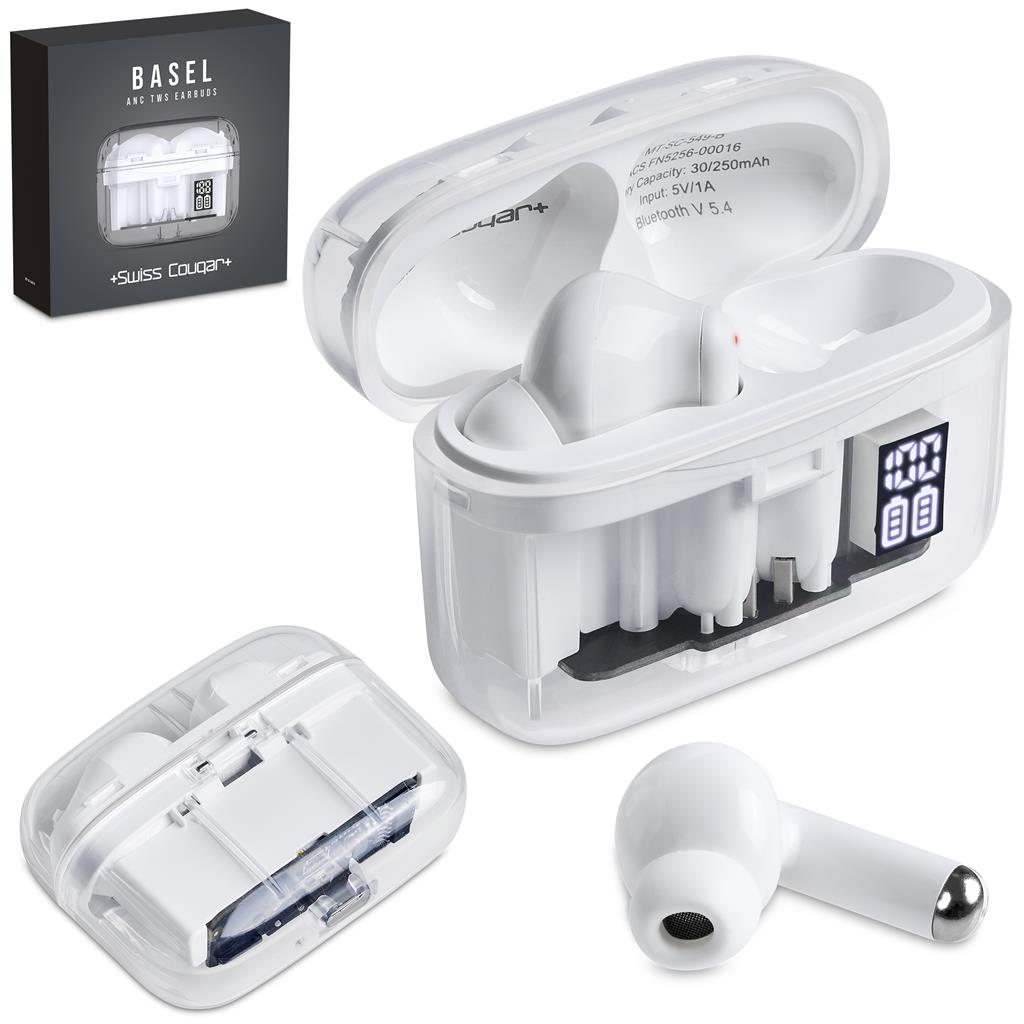 Swiss Cougar Basel Active Noise Cancelling TWS Earbuds - Image 7