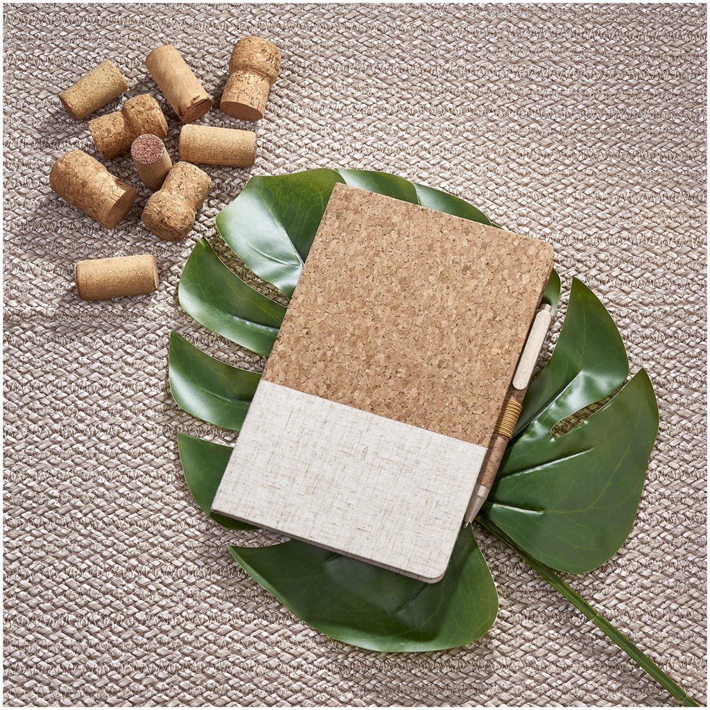 Okiyo Cardon Cork Notebook & Pen Set - Image 6