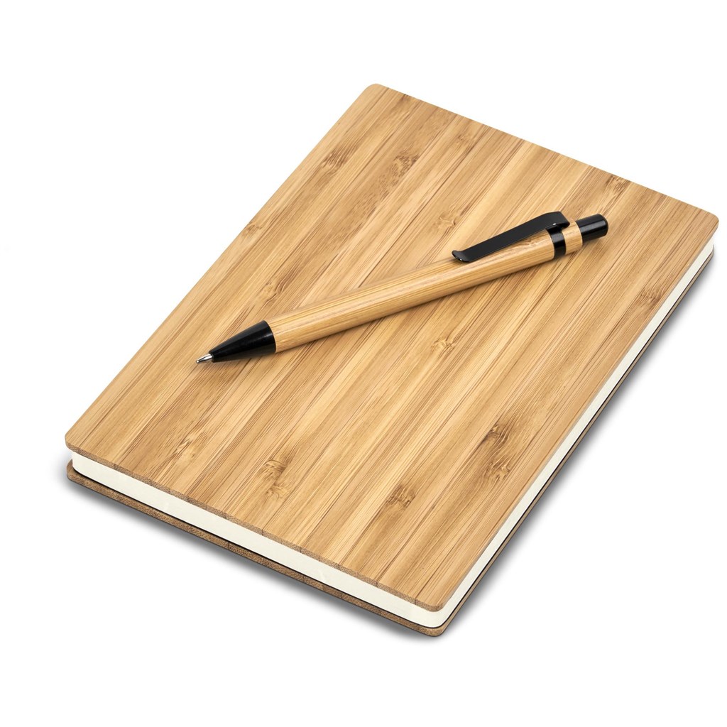 Okiyo Yahari Bamboo Notebook & Pen Set - Image 6