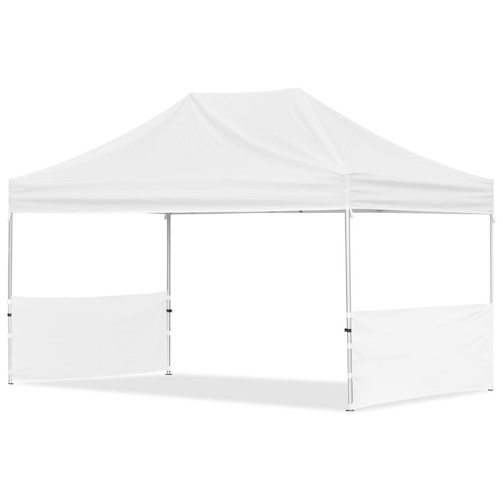 Coated Steel Sublimated Gazebo 4.5m x 3m - 2 Short Half-Wall Skins - Image 4