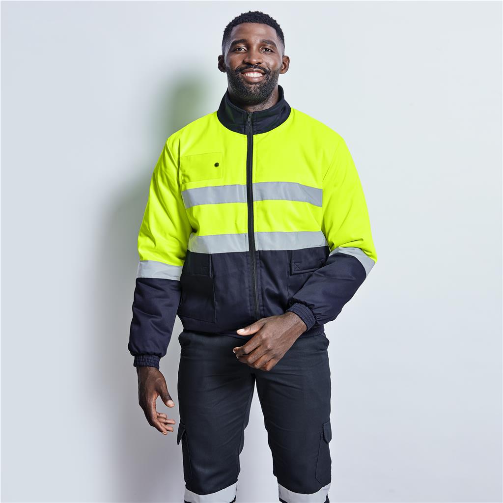 Foundation Hi-Viz Padded Jacket - Image 2