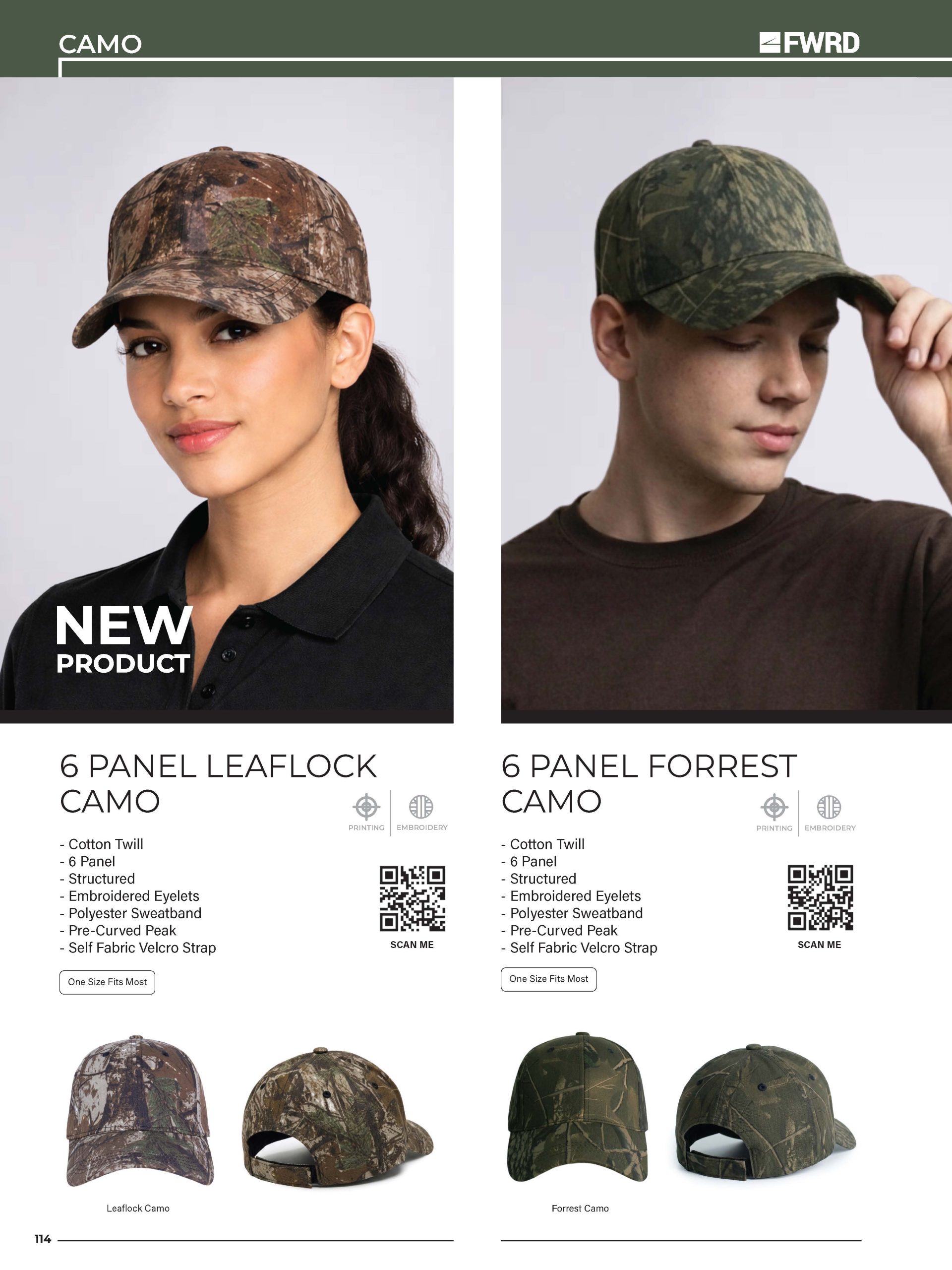 6 P Forrest Camo Cap - Image 2